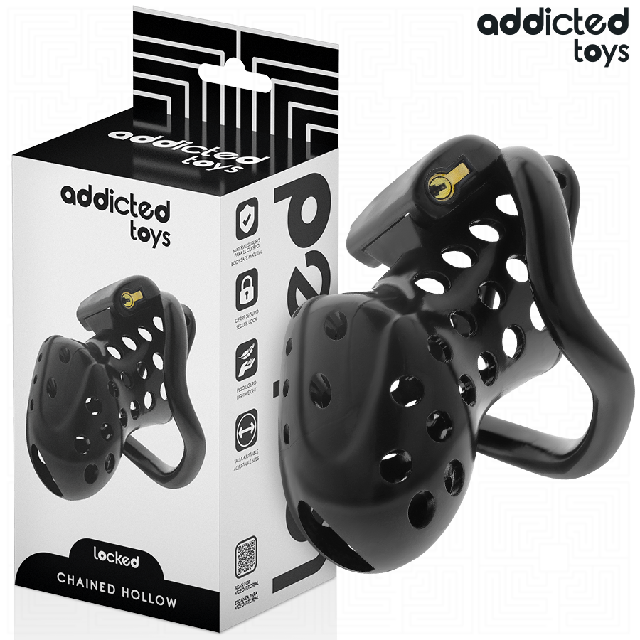 Addicted Toys — À pénis creuse enchaînée 10,5 cm
