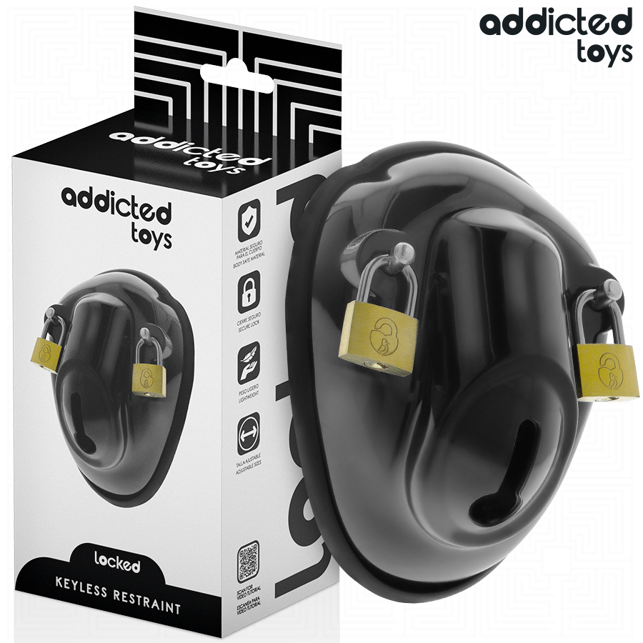 Addicted Toys — À pénis verrouillée sans clé 11,5 cm
