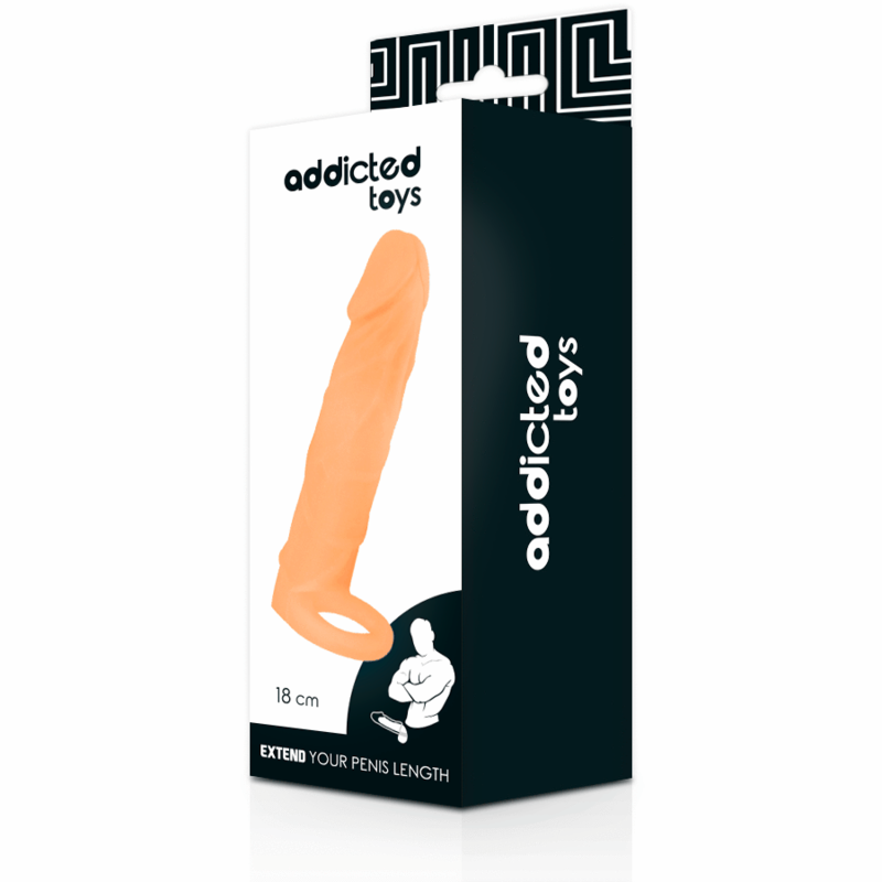 Addicted Toys – Guaina fallica realistica, 18 cm