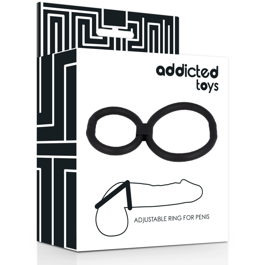 Addicted Toys – Doppel-Penisring aus Silikon für Penis und Hoden