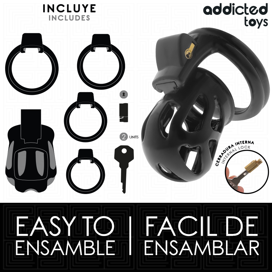 Addicted Toys — Cage à pénis silencieuse 7,5 cm