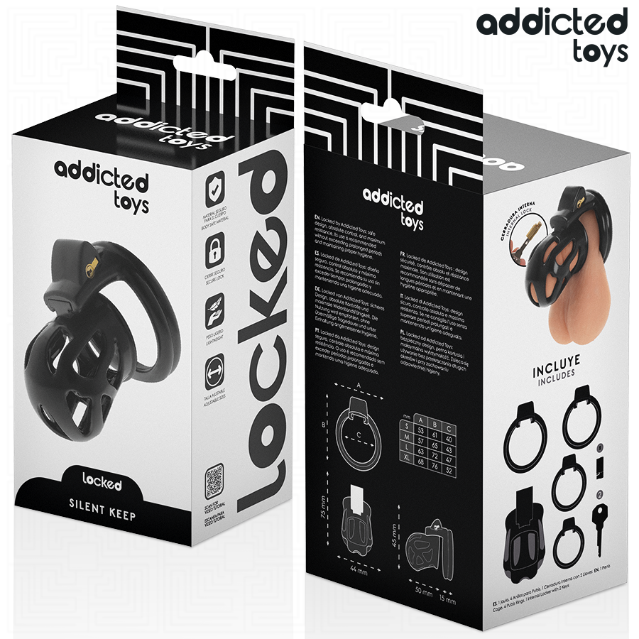 Addicted Toys — Cage à pénis silencieuse 7,5 cm