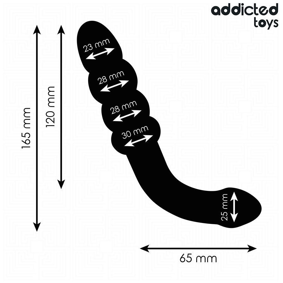 Addicted Toys — Masseur double à boules silicone