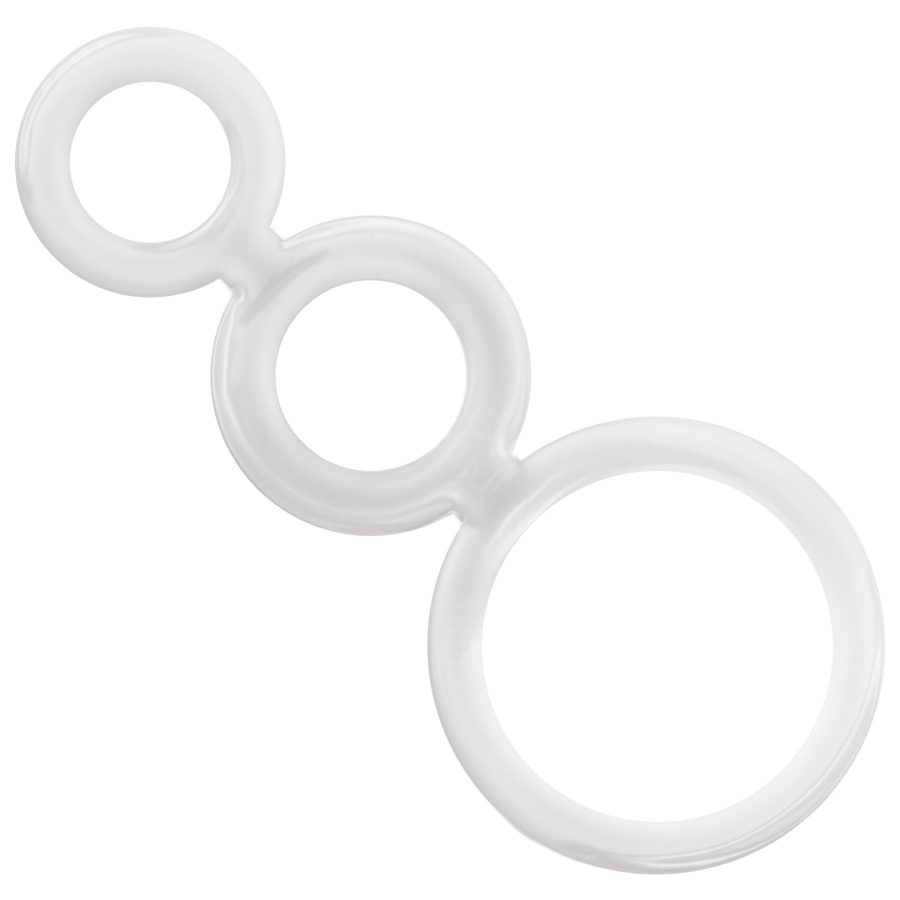 Addicted Toys – Penisring-Set mit 3 Größen – Transparent