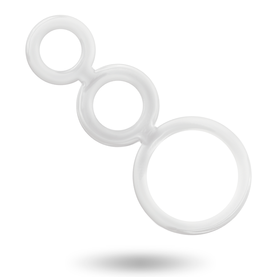 Addicted Toys – Penisring-Set mit 3 Größen – Transparent