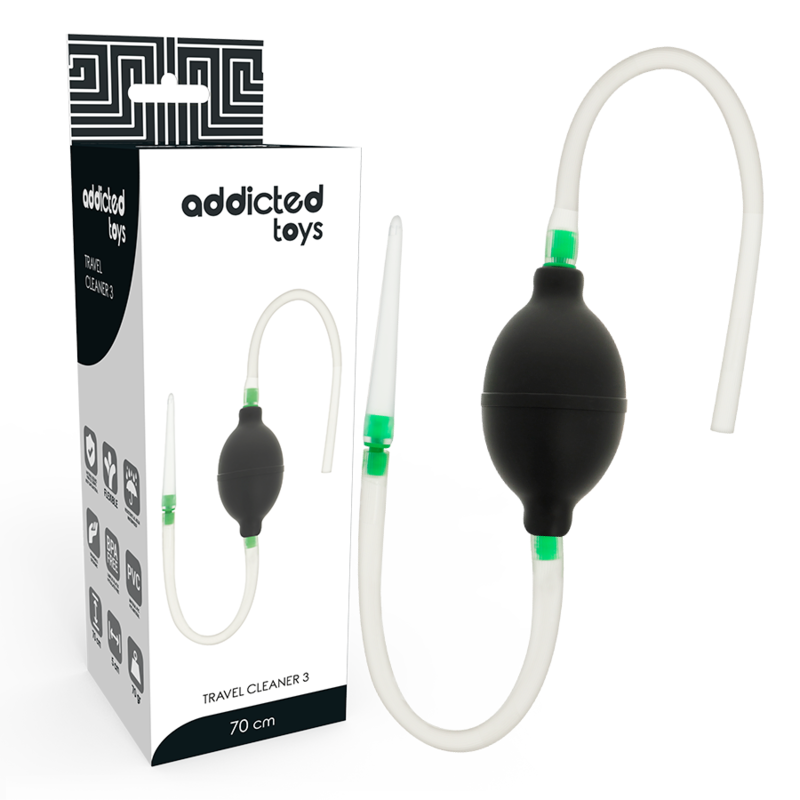 Addicted Toys – Schwarze Analdusche aus TPR