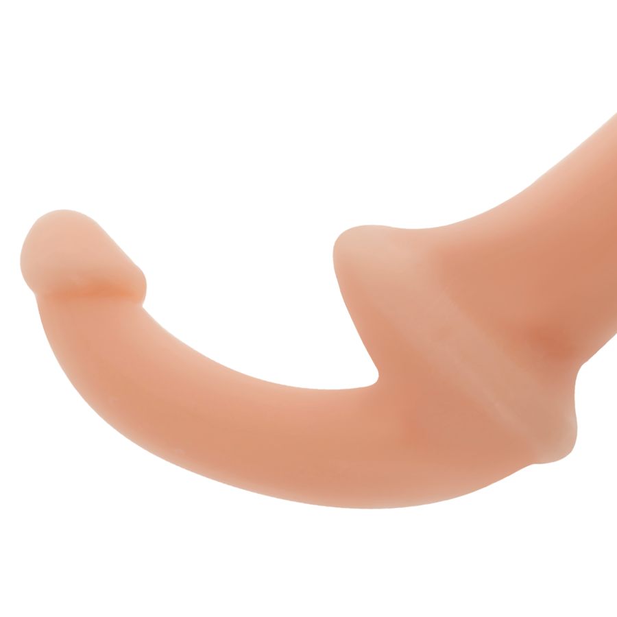 Addicted Toys – Strap-on senza imbracatura, dildo doppio – Carne chiaro