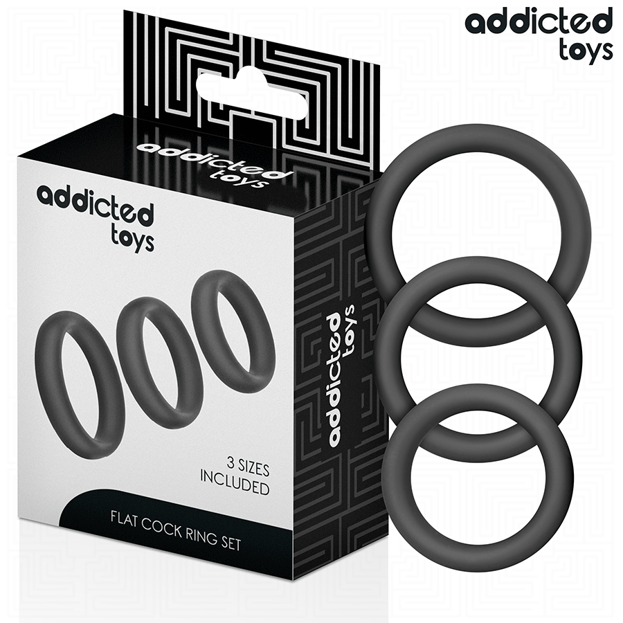 Addicted Toys — 3 anneaux silicone plats