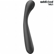 Addicted Toys – Dildo curvo in silicone a doppia estremità, 22,5 cm