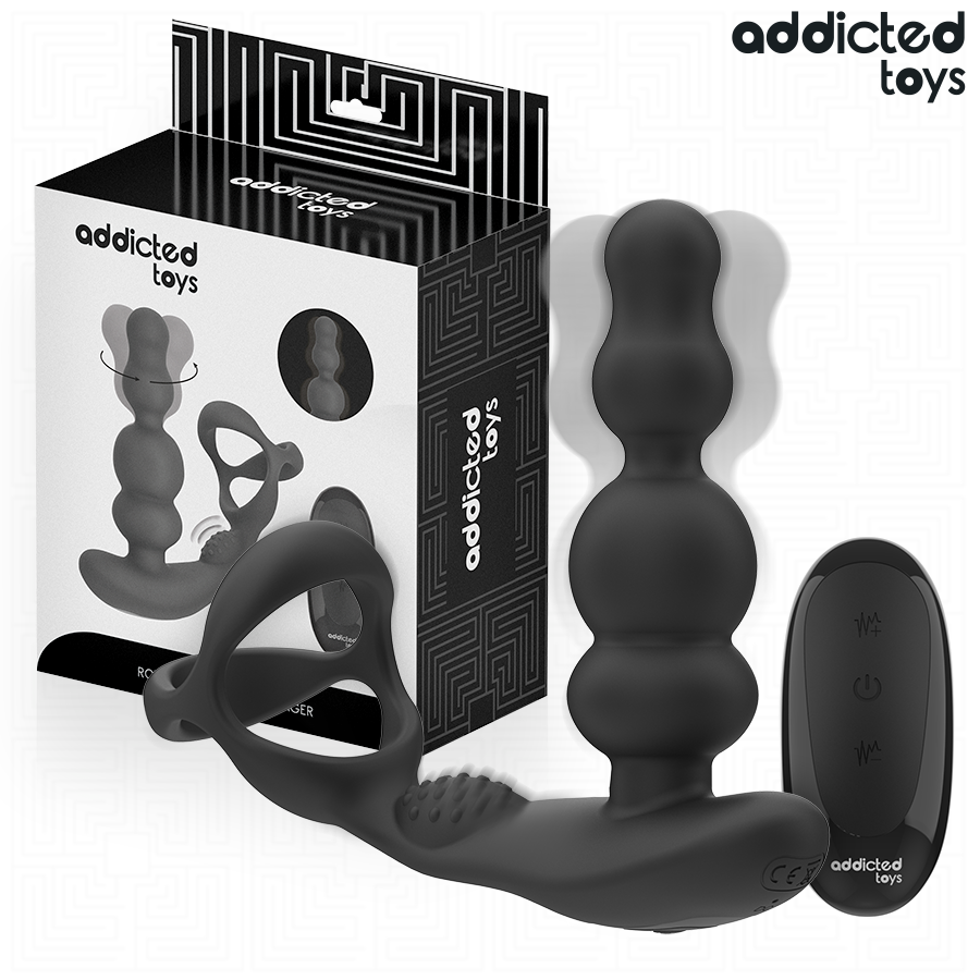 Addicted Toys – rotierendes Prostata-Massagegerät mit Fernbedienung