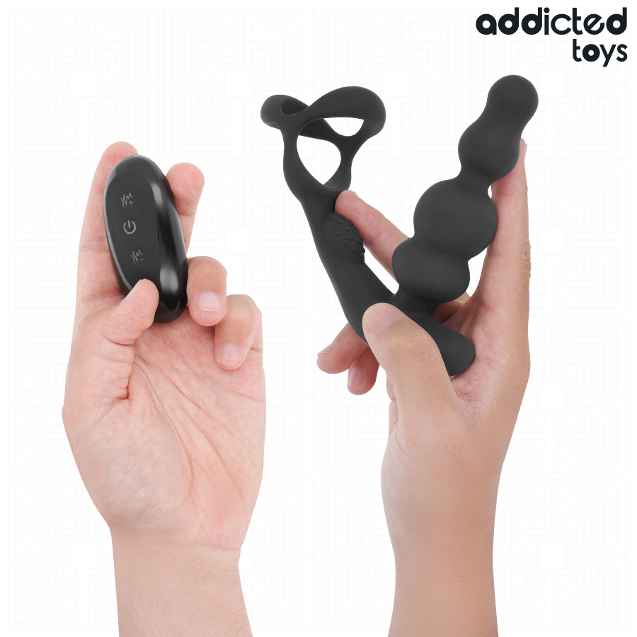 Addicted Toys – rotierendes Prostata-Massagegerät mit Fernbedienung