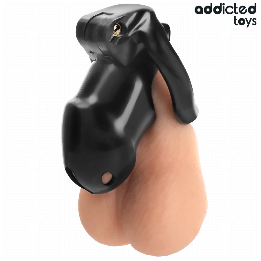 Addicted Toys — Jaula para el pene Midnight Cell, talla M