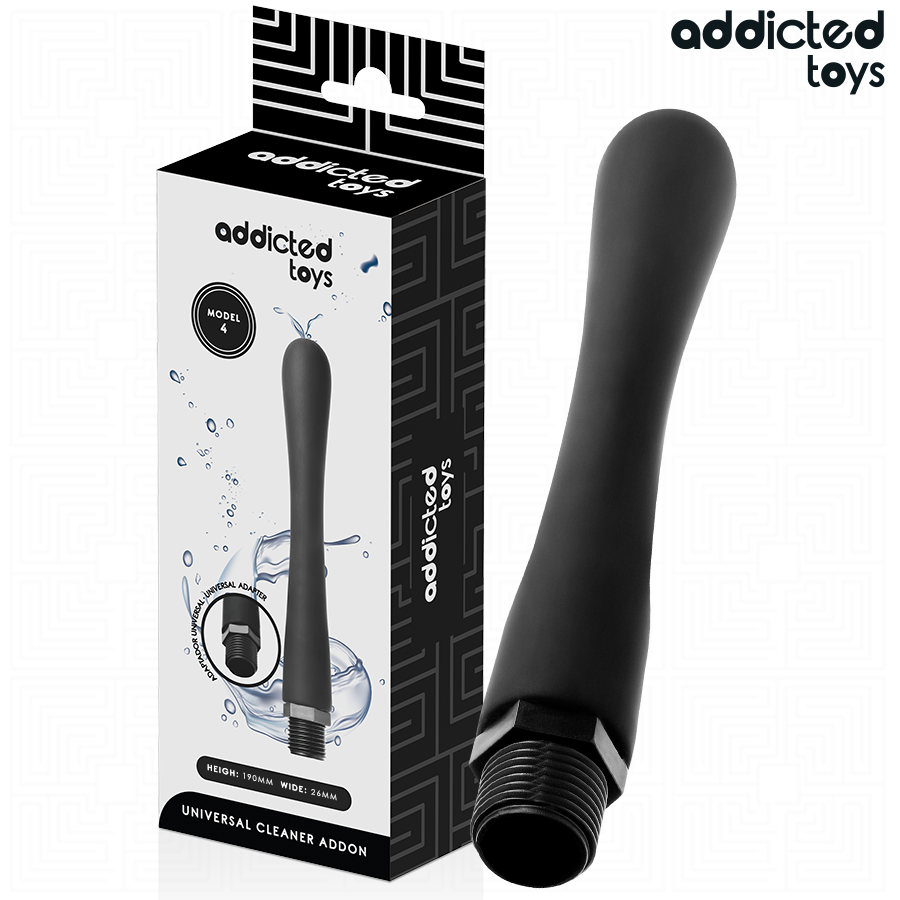 Addicted Toys – Analdusche-Aufsatz mit Gewinde, Modell 4, 19 cm