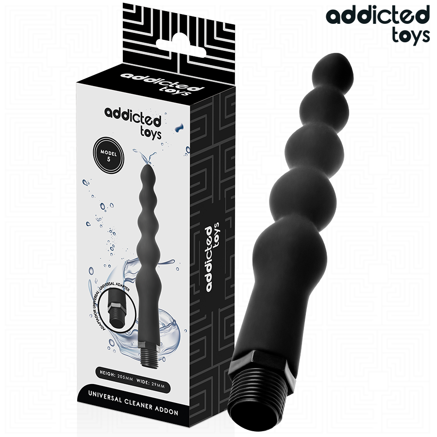 Addicted Toys – Analdusche-Aufsatz mit Gewinde, Modell 5, 20,5 cm