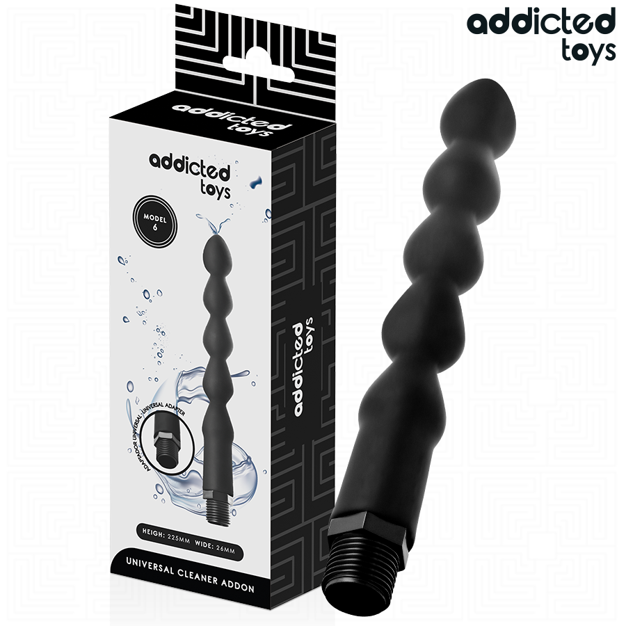 Addicted Toys – Analdusche-Aufsatz mit Gewinde, Modell 6, 22,5 cm