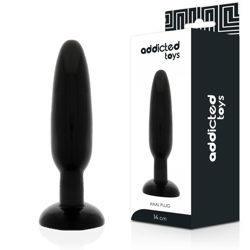 Addicted Toys — Plug anal noir 14 cm