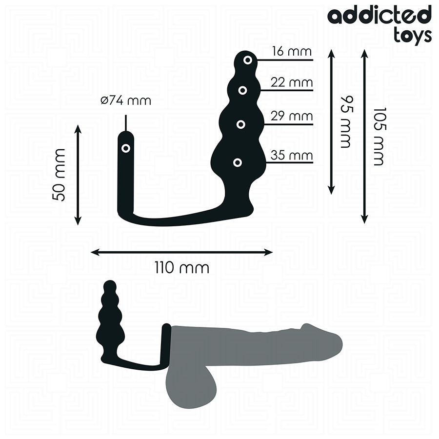 Addicted Toys — Plug à anneau modèle 5