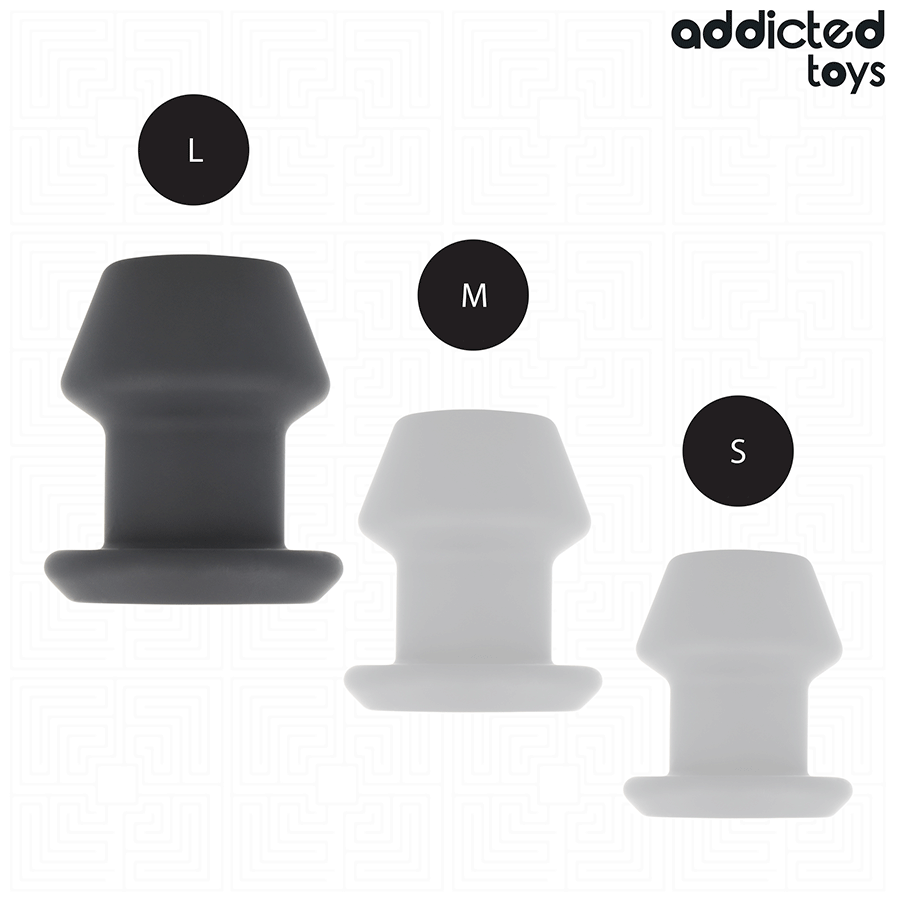 Addicted Toys – Plug anale cavo largo, da 6 a 8 cm di diametro – Taglia L · 10,4 cm