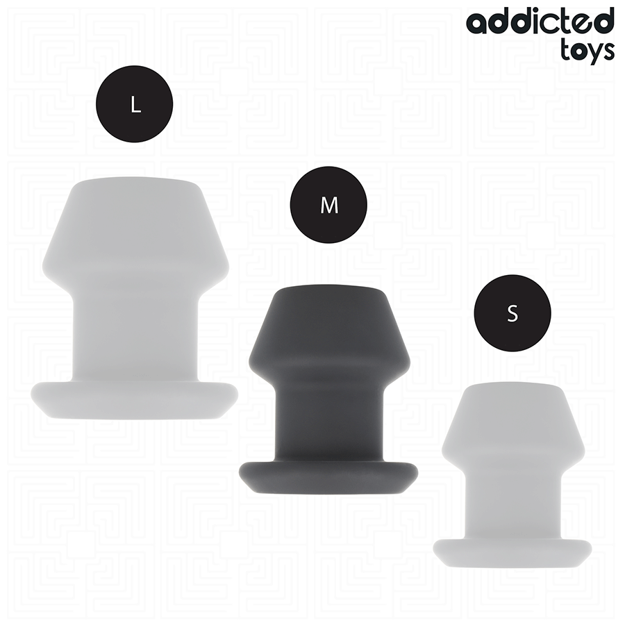 Addicted Toys – Plug anale cavo largo, da 6 a 8 cm di diametro – Taglia M · 8,7 cm
