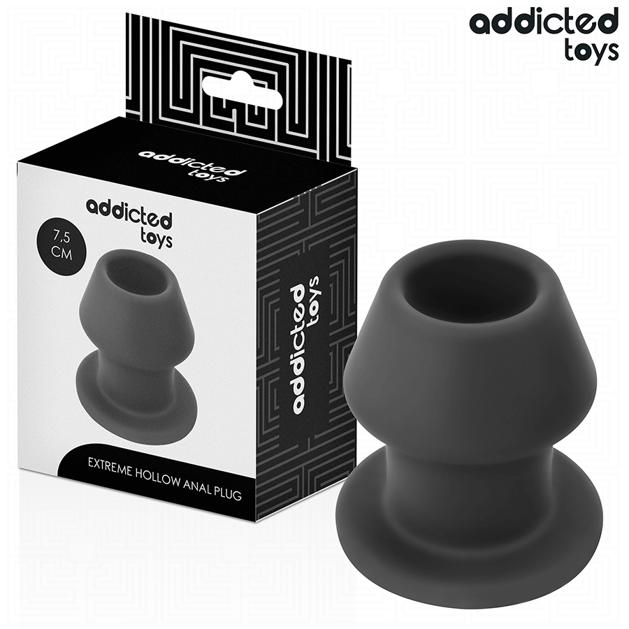 Addicted Toys – Plug anale cavo largo, da 6 a 8 cm di diametro – Taglia S · 7,5 cm