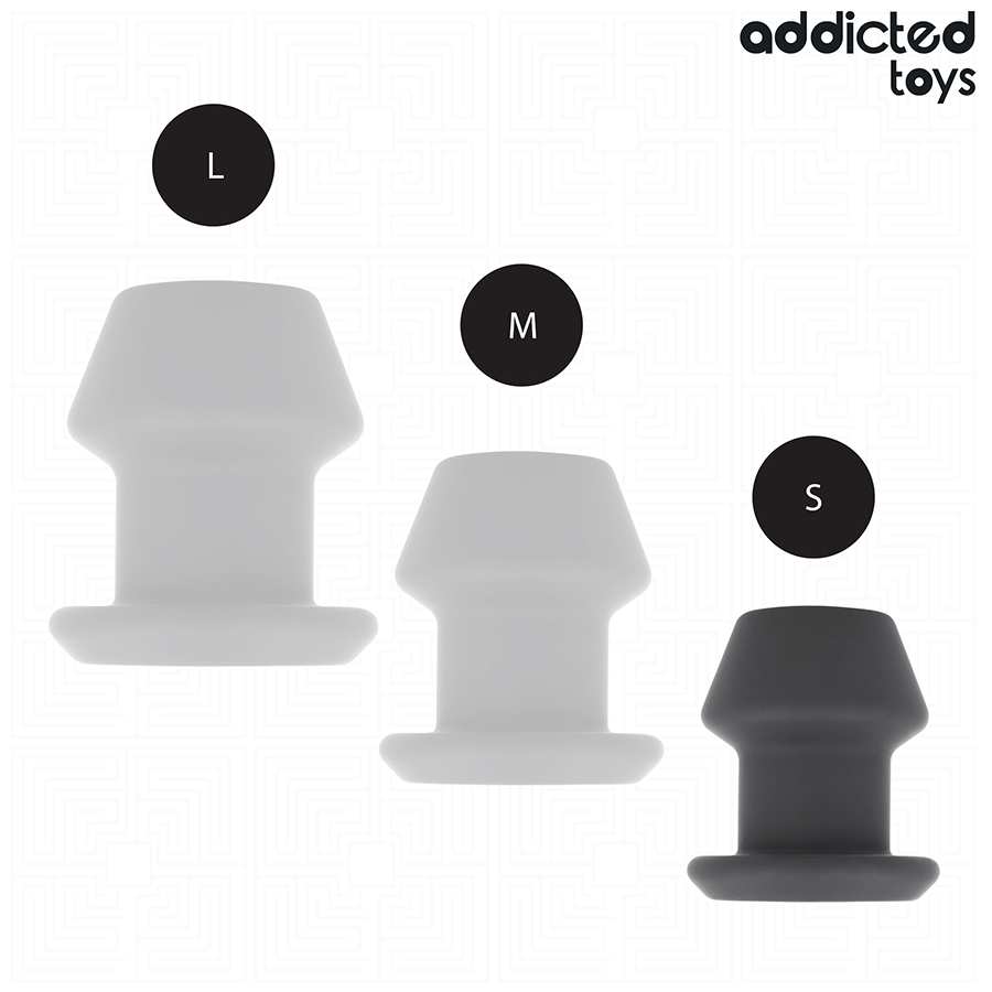 Addicted Toys – Plug anale cavo largo, da 6 a 8 cm di diametro – Taglia S · 7,5 cm