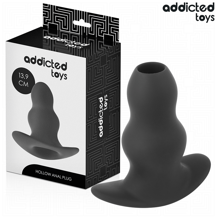 Addicted Toys – Plug anal hueco de silicona, tallas S a XXL – Talla XL · 13,9 cm