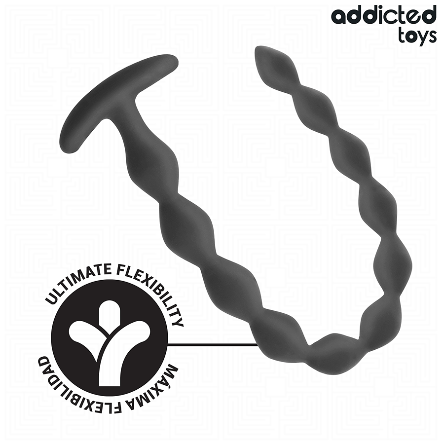Addicted Toys — Chapelet anal long en silicone