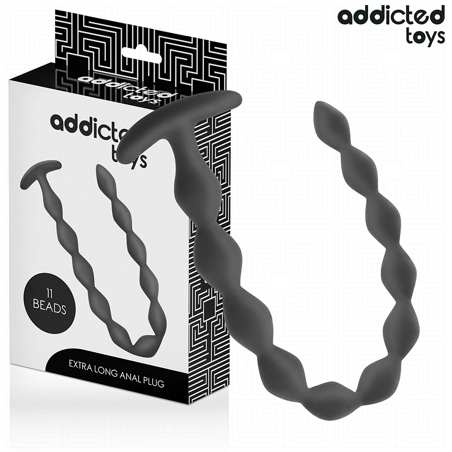 Addicted Toys — Chapelet anal long en silicone