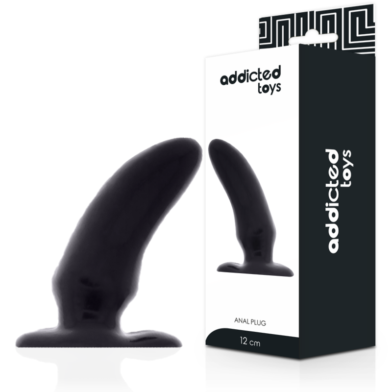 Addicted Toys Spot – Plug anale curvo in TPR, 12 cm