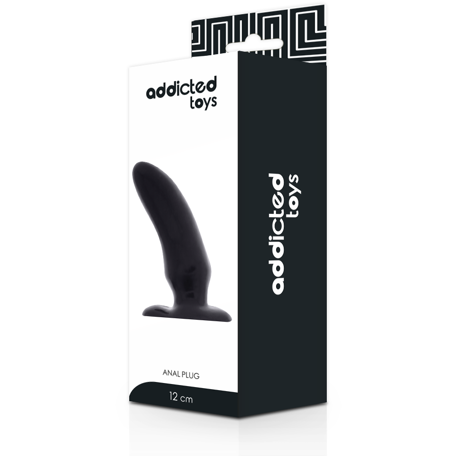 Addicted Toys Spot – Plug anale curvo in TPR, 12 cm