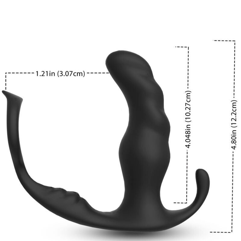 Armony — Knight vibrateur anal prostate & anneau télécommande noir