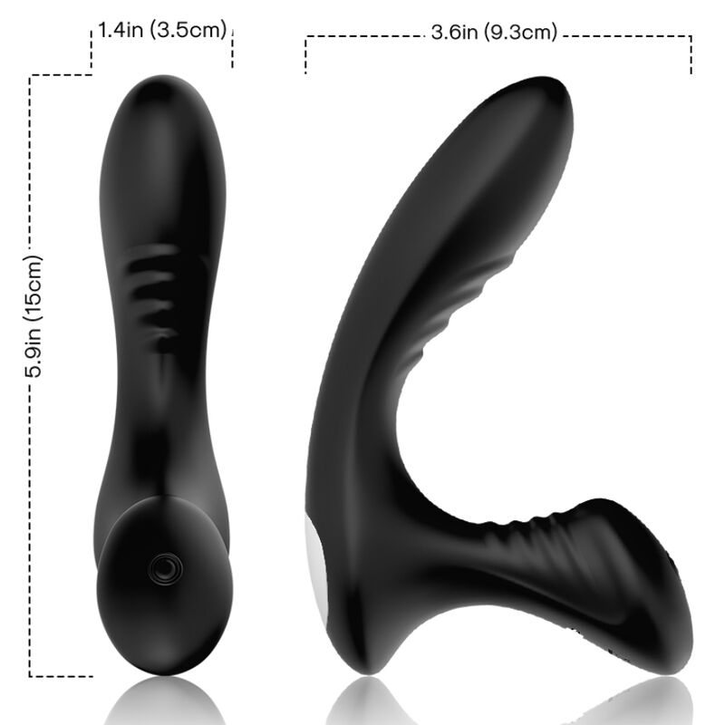 Armony — Storm vibrateur anal prostate & plug télécommande noir