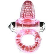 Baile — Anneau pénis vibrateur rose sweet ABS 10 rythmes