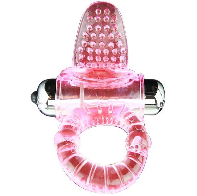 Baile — Anneau pénis vibrateur rose sweet ABS 10 rythmes