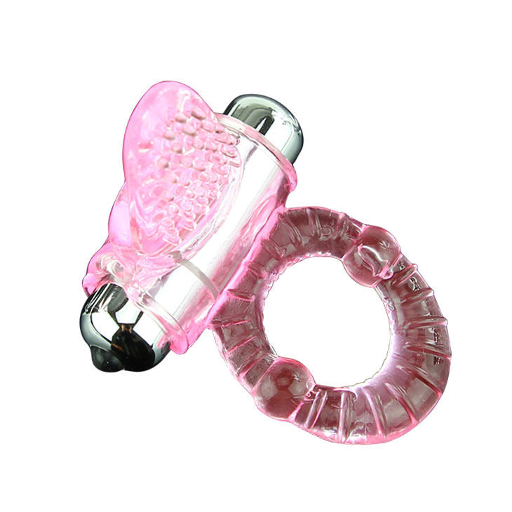 Baile — Anneau pénis vibrateur rose sweet ABS 10 rythmes