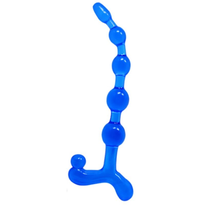 Baile — Balles anal bleues bendy twist