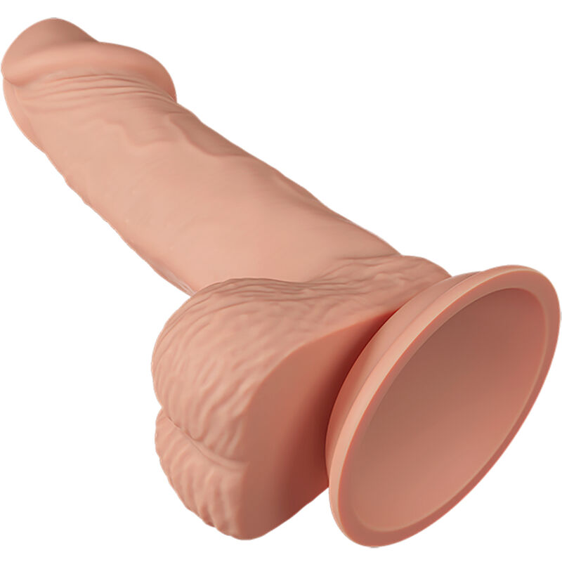 Baile Zebulon – Consolador realista con núcleo firme, 19,4 cm