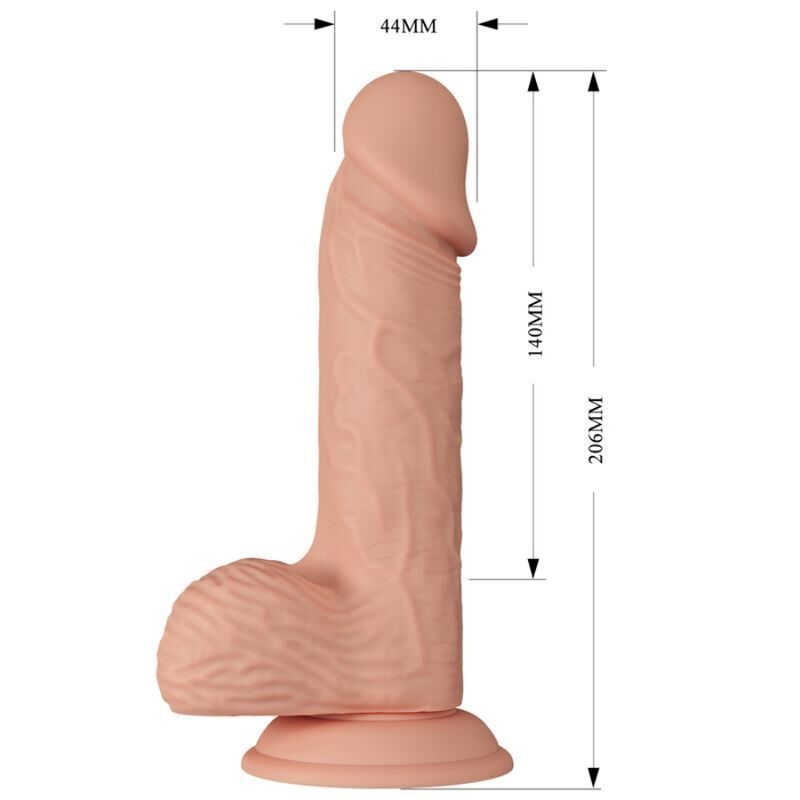 Baile Catoblepas — Gode réaliste à ventouse