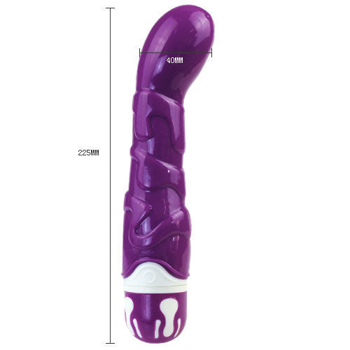 Vibratore punto G Baile in silicone viola, 10 ritmi