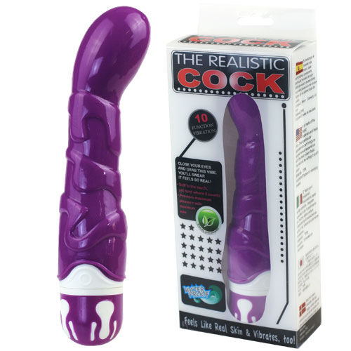 Vibratore punto G Baile in silicone viola, 10 ritmi