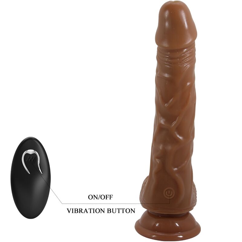 Baile Bodach – realistischer Vibrator mit Saugfuß und Fernbedienung