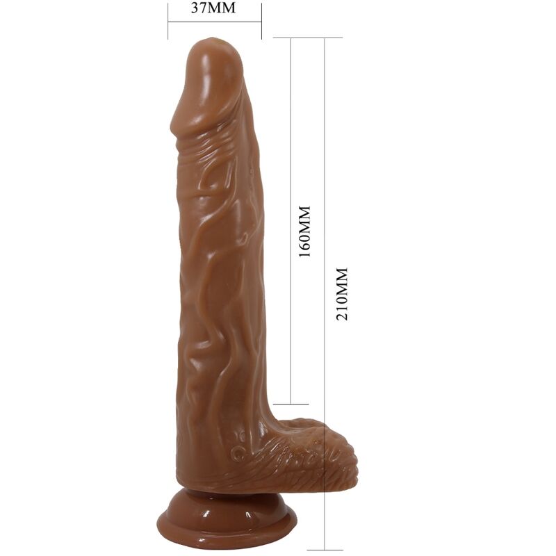 Baile Bodach – realistischer Vibrator mit Saugfuß und Fernbedienung