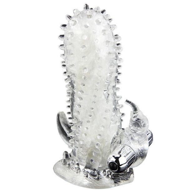 Baile Brave Man – vibrierende Penishülle mit Rabbit-Stimulator