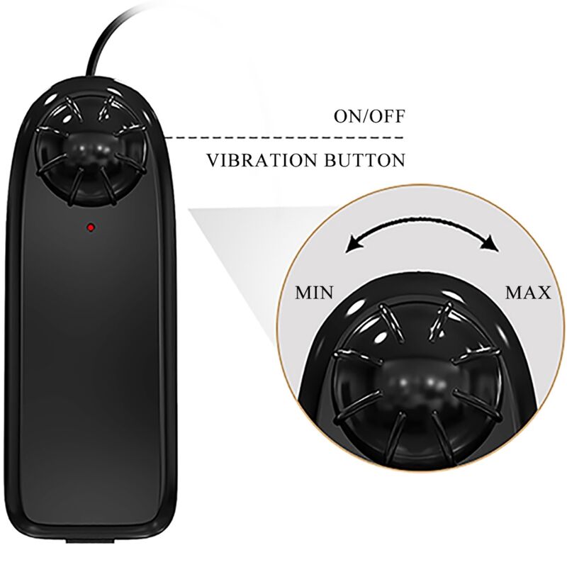 Baile Catoblepas – realistischer Vibrator mit Fernbedienung, 20,6 cm, hautfarben