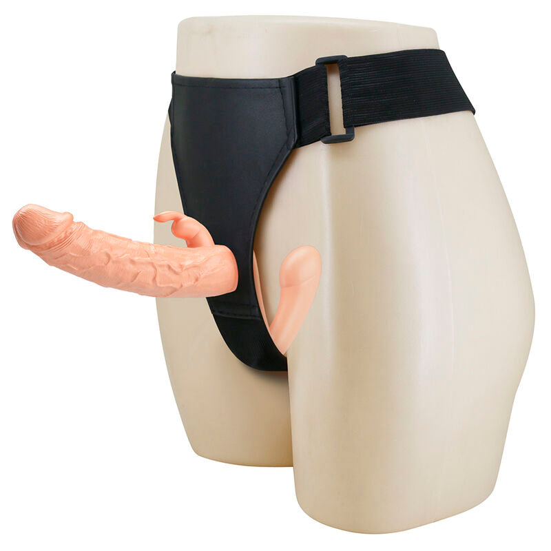 Baile Charlotte, strap-on cavo per doppia penetrazione color carne