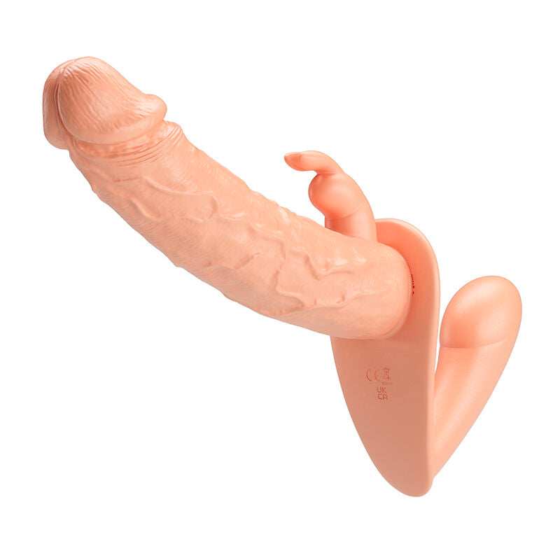 Baile Charlotte, strap-on cavo per doppia penetrazione color carne