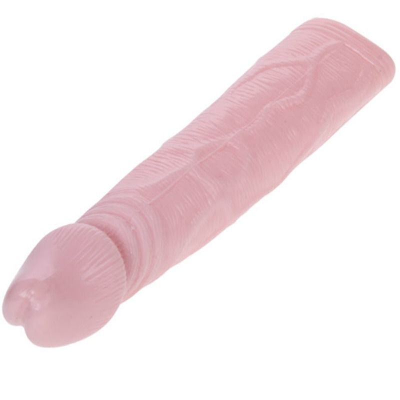 Baile Fantasy Vibe – Penishülle mit vibrierender Spitze, Rosa, 18 cm