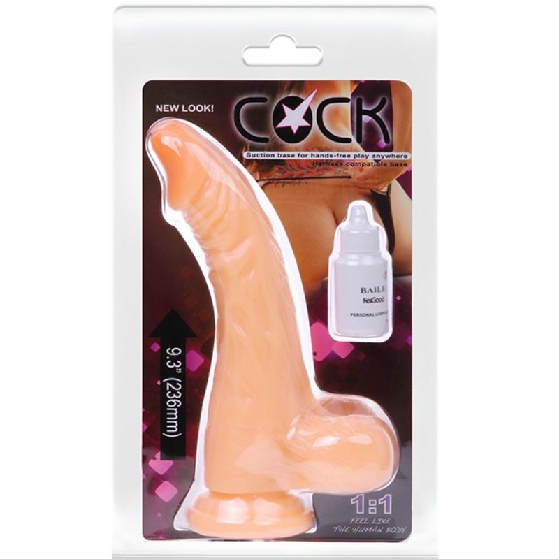 Vibratore realistico Baile ad asta larga