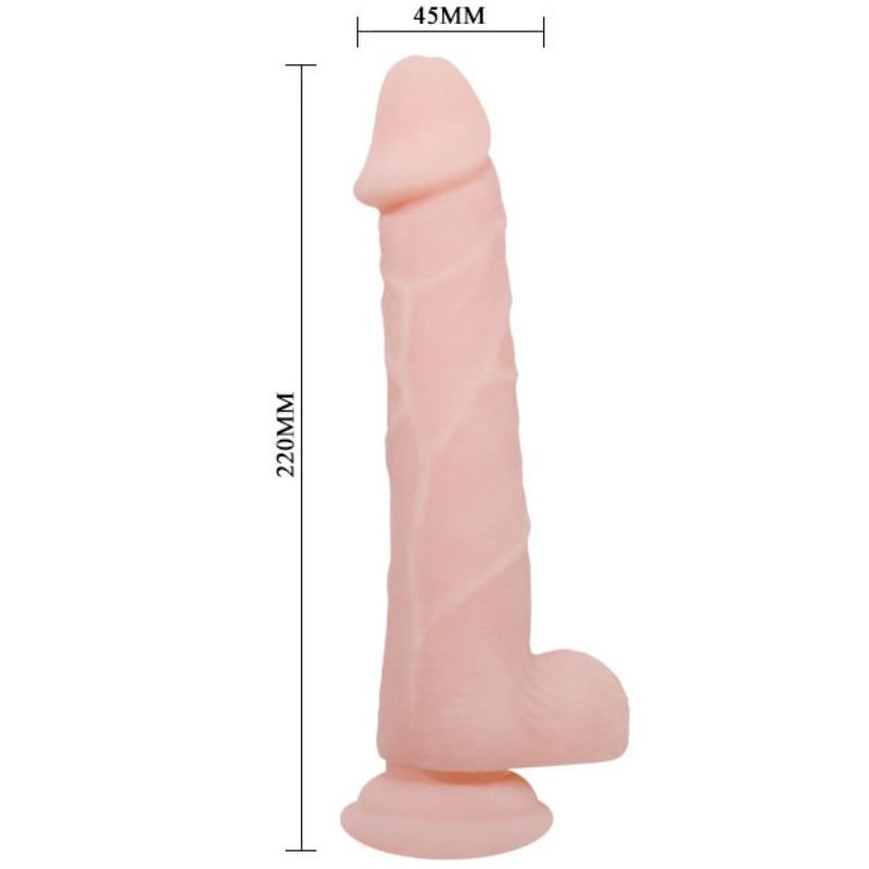 Baile Super Dildo 22 – Dildo realistico con ventosa, 22 cm