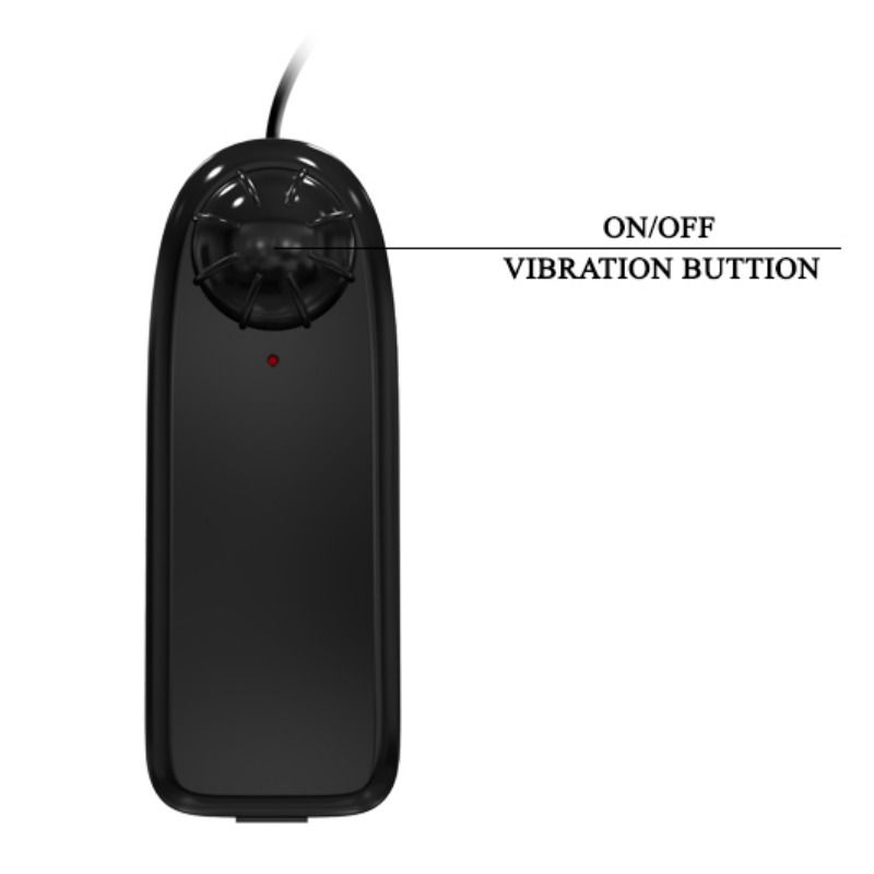 Consolador realista hinchable y vibrador Baile, 18,8 cm